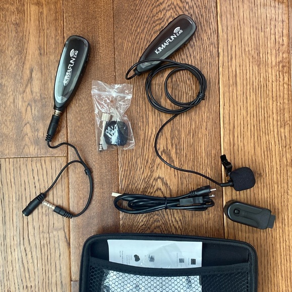 KIMAFUN Wireless Lavalier Microphone System, 2.4G Wireless Lapel Mic - Picture 5 of 7